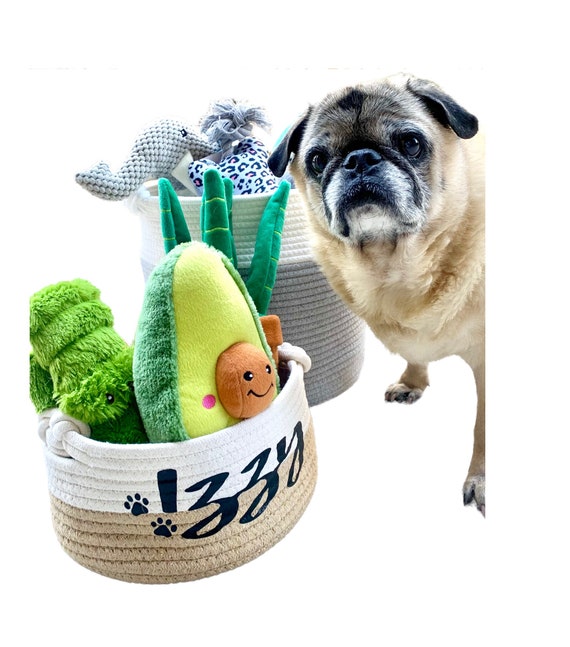 Dog Toy Bin, Pet Storage, Cat Toy Basket, Dog Toy Basket