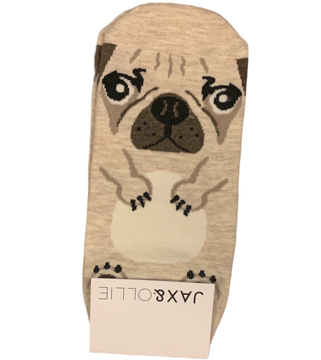 Pug Socks for Women, Pug Socks, Pug Pattern Ankle Sock, Pug Mother