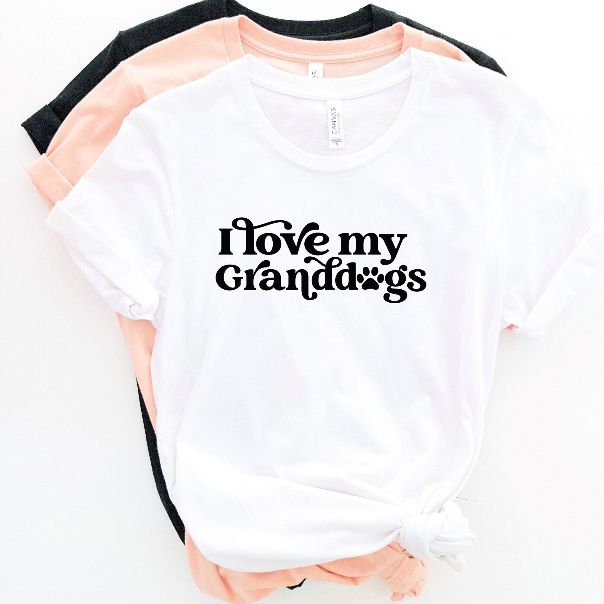 I love my grandma dog shirt hot sale