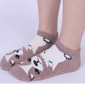 Corgi Socks for Women, Cute Corgi Gift, Cotton Ankle Slipper Socks, Novelty Gift Socks for Corgi Dog Lover, Christmas Corgi Stocking Stuffer