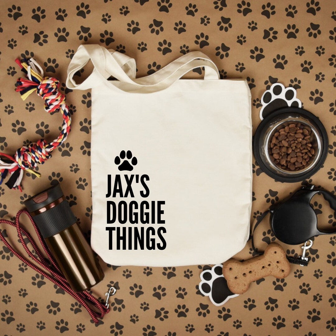 Dog Mom Tote Bag - 'Life Is Better With Dogs' Canvas Bag, Gifts For Dog Lovers & Owners, White One Size