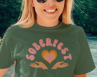 SoberFest T-Shirt: Trendy Sobriety Rave Tee