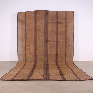 ヴィンテージトゥアレグリードラグ – ボヘミアントライバルデコレーション_ 243x417CM、遊牧民のトゥアレグマット_ トゥアレグフロアマット_ 送料無料
