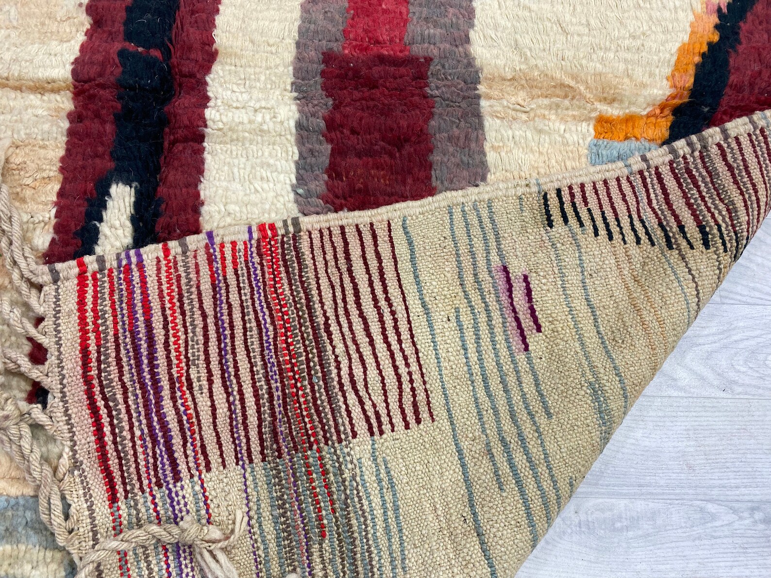 Multi Color Berber Rugs Famous Moroccan Carpets Boujaad Rug Etsy UK