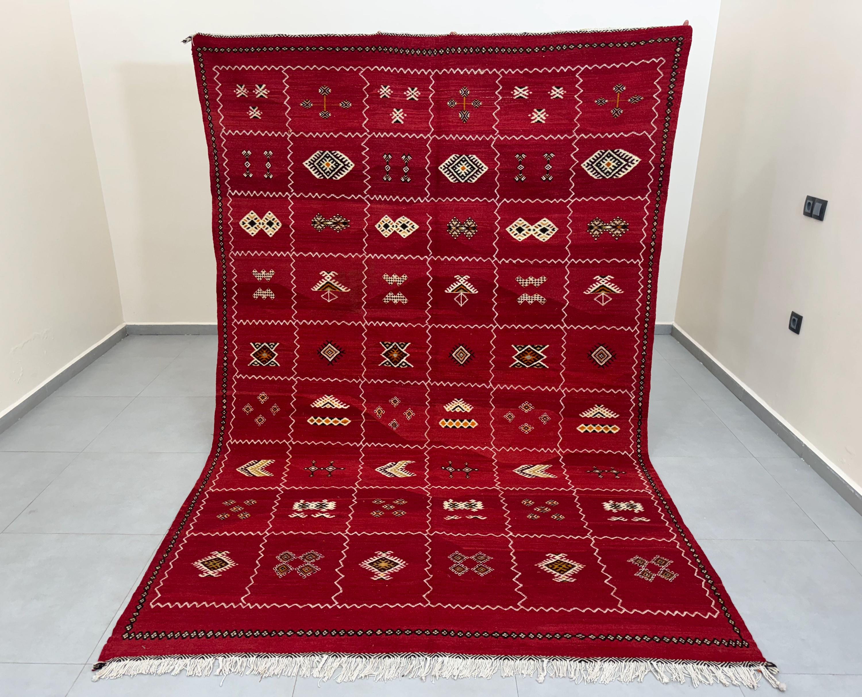 【新品/一点物】モロッコのベルベルラグ 108×53　No. 1 TheBerberTouch - Etsy 日本