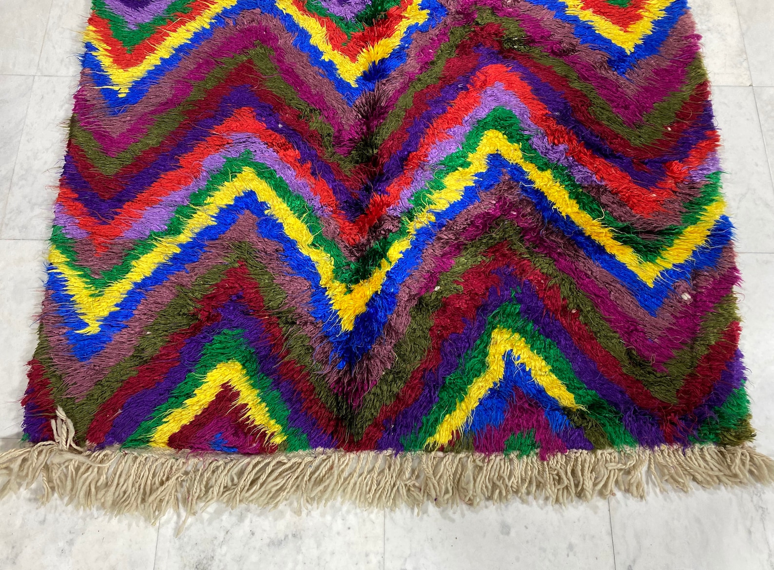 Multi Color Berber Rug Fantastic Moroccan Carpet Home Decor Etsy