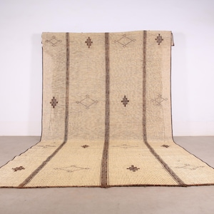 ヴィンテージトゥアレグラグ、ベルベルトゥアレグマット、北アフリカラグ、276x505CM、手織りマット、モーリタニアトゥアレグマット、送料無料