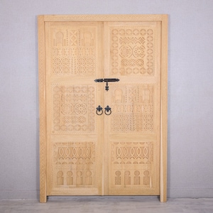 Lovely Moroccan Door, Cedar Wood Door, Entrance Door, Custom Door, Interior Doors, Handmade Berber Doors, Free Shipping