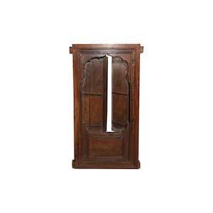 Unique and Vintage Moroccan Window, Handmade Berber Window, Home Decor, 84 cm ( H ) X 62 cm ( W ) X 12 cm ( D ). Free Shipping,
