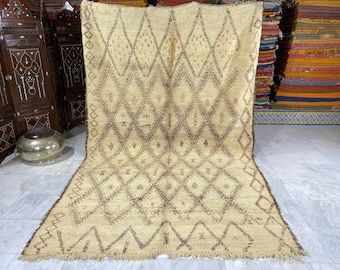 Fantastisk Beniourain-matta, vintage berbermatta, fri frakt (277 x 360 cm)