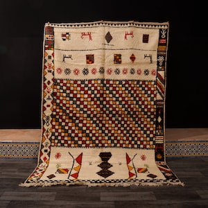 Fantastic Azilal Rug, Interior Decor, Home Rug, Free Shipping, Moroccan Berber Carpet,