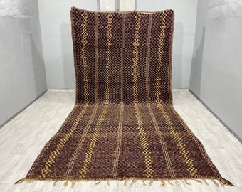 Fabulous Moroccan Rug, Vintage Boujaad Rug, Handmade Berber rug, Area rug, 214x425 Cm, Free Shipping rug