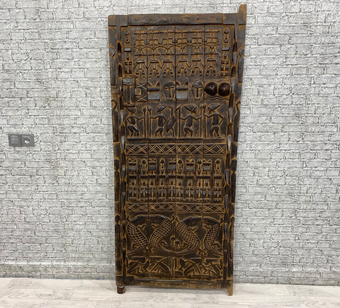 Stunning African Door, Handmade Door, Door Decor, Traditional Mali Door