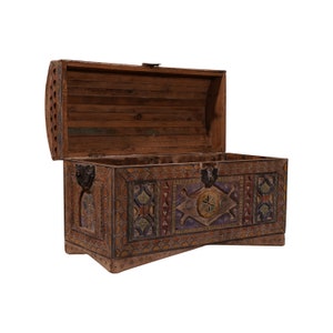 Vintage Moroccan Cabinet, Handmade Berber Chest, Berber Cabinet, 63 cm ( H ) X 102 cm ( W ) X 47 cm ( D ). Free Shipping