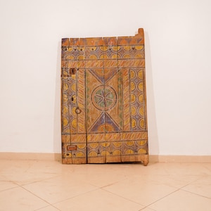 Vintage Berber Door, Moroccan Traditional Door, Designer Door, Single Entry Doors, 31.5 Inch x 51.2 Inch x 2.8 Inch, Free Shipping