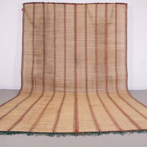 ヴィンテージアフリカ絨毯、手織りトゥアレグマット、室内装飾、271 x 477 Cm、ボヘミアン装飾、エリアラグ、送料無料