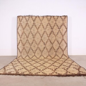 ヴィンテージ トゥアレグ マット - 本物のサハラ砂漠部族ラグ、236 x 400 cm、ミニマリスト トゥアレグ リード マット - 素朴でモダン、送料無料