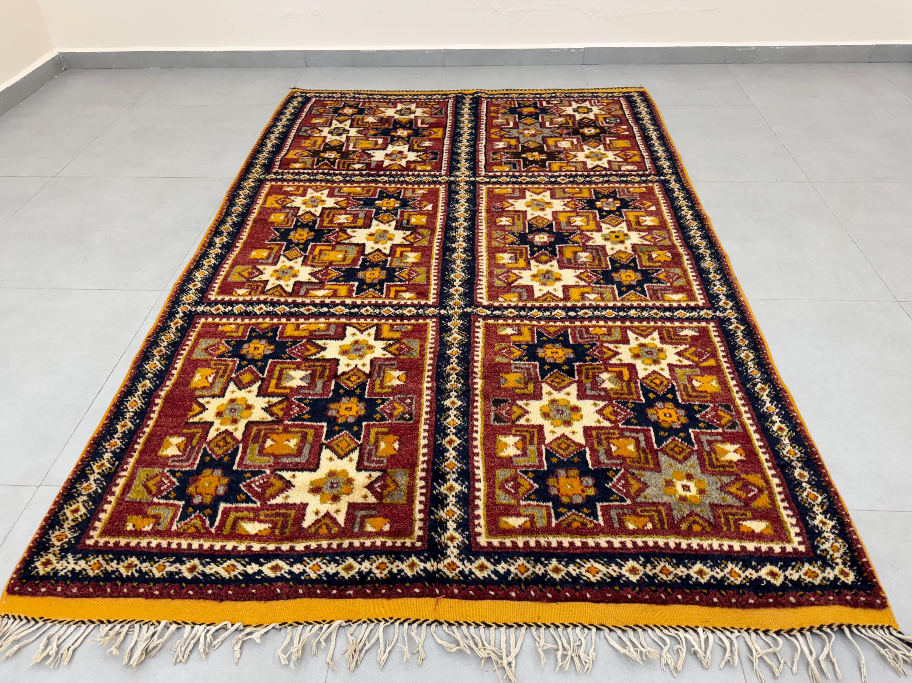 素敵なモロッコ ベルベル ラグ (217 x 141 cm) - Etsy 日本