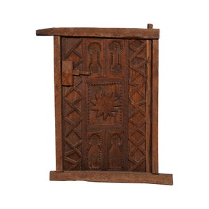 Old Furniture, Interior Design, Vintage Berber window, Boho window, Moroccan Traditional window, 74x110x8 Cm, Free Shipping,