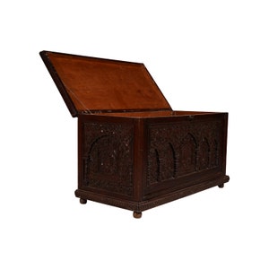 Unique and Old Moroccan Cabinet, Handmade Berber Chest, 62 cm ( H ) X 111 cm ( W ) X 52 cm ( D ). Free Shipping