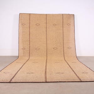 トゥアレグ フロアマット – モダンインテリアに合うトライバルラグジュアリー、257x426 cm、トゥアレグマット – ボヘミアン風壁掛けまたはラグ、送料無料