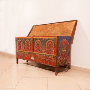 Lovely Moroccan cabinet, Vintage Berber cabinet, Woden Boxe, Home Furniture, Moroccan Berber Chest, Free Shipping, image 3