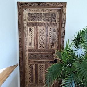 Fabulous Berber Door, Moroccan Traditional Door, Walnut Wood Door, Home Door, Interior Decor, Custom Door, Free shipping