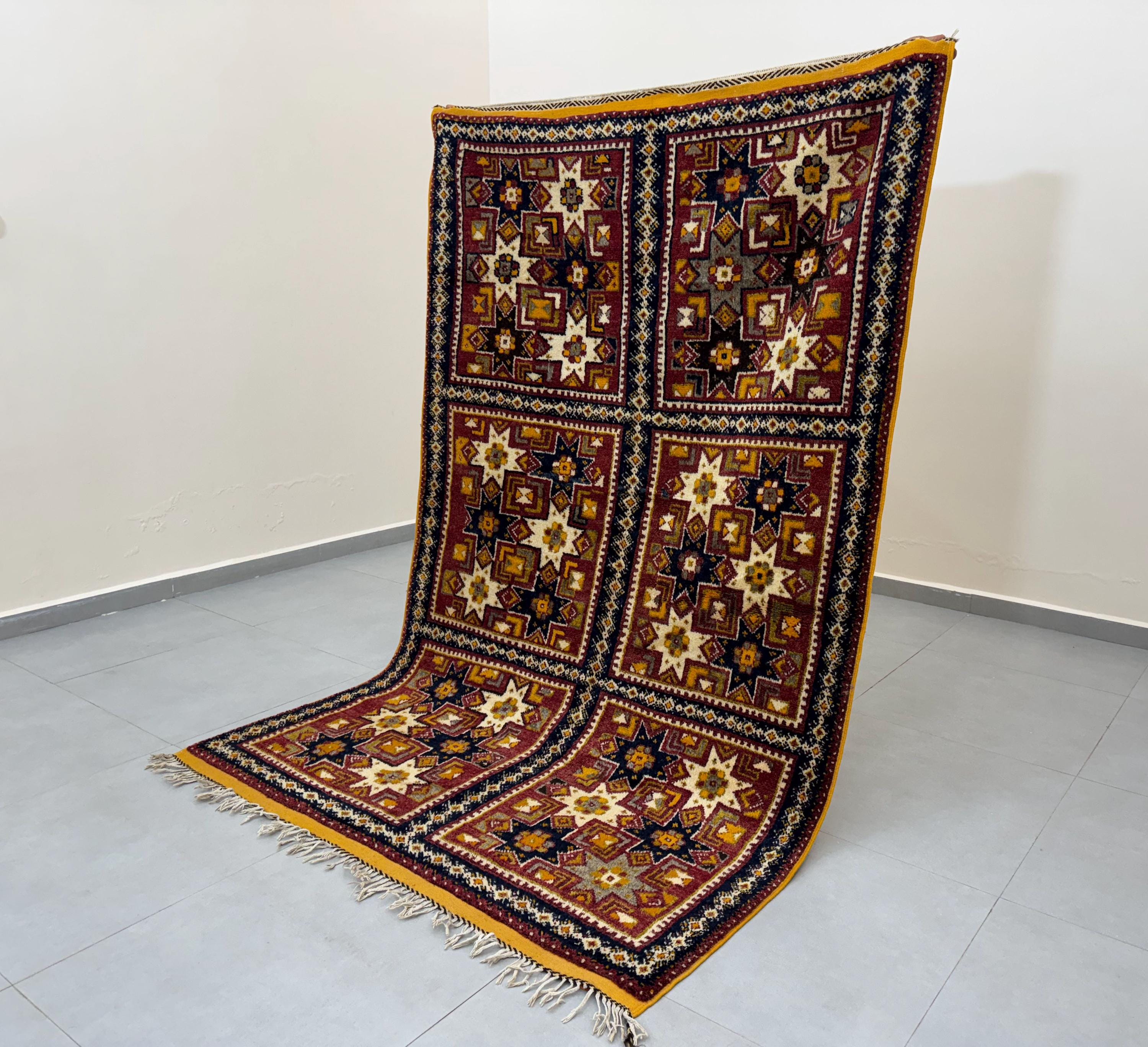 素敵なモロッコ ベルベル ラグ (217 x 141 cm) - Etsy 日本