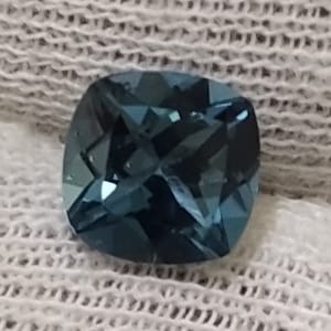 Natural London Blue Topaz Cushion, London Blue Topaz Cushion 6to9MM, Blue Topaz Cushion Cut, Natural Blue Topaz Cushion, London Blue Topaz.