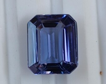 Natural Tanzanite Octagon, Tanzanite Emerald Cut, 2.30CT, Blue Tanzanite Octagon, Loose Tanzanite Emerald Cut,  Ring Size Tanzanite Octagon.