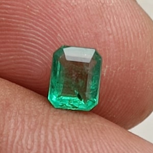 Natural Emerald Octagon Cut Loose Stone, Emerald Octagon, Loose Emerald Octagon, Faceted Emerald Octagon, Emerald Cut Emerald, Emerald Cut.