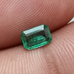 Emerald Cut Emerald, Emerald Cut, Loose Emerald Cut, Natural Emerald Octagon, Faceted Emerald Octagon, Emerald Octagon, Emerald 0.50CT.
