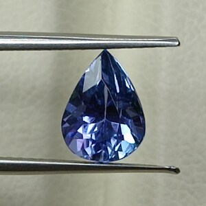 Natural Tanzanite Pear, 1.39CT, Tanzanite Pear Cut, Blue Tanzanite Pear, Loose Tanzanite Pear, Tanzanite Pear, Tanzanite, Faceted Tanzanite.