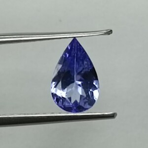 Natural Tanzanite Pear, 1.23CT, Tanzanite Pear Cut, Blue Tanzanite Pear, Faceted Loose Tanzanite Pear, 8.20x5.30 MM, Tanzanite Pear,Tanzanite