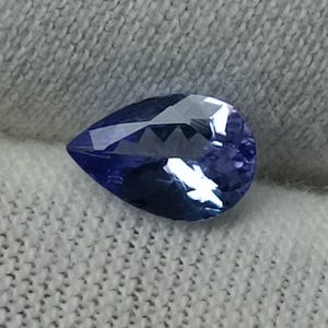 Natural Tanzanite Pear, 0.88CT, Tanzanite Pear Cut, Tanzanite Pear, Blue Tanzanite Pear, Loose Tanzanite Pear, Blue Tanzanite Pear Cut.