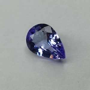 Natural Tanzanite Pear, 1.23CT, Tanzanite Pear, Blue Tanzanite Pear, Loose Tanzanite Pear, 8.90x6.10 MM, Tanzanite Pear Cut, Tanzanite Stone.