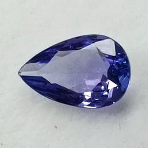 Natural Tanzanite Pear Cut, 8.50x5.50 MM, Tanzanite Pear Cut, Natural Tanzanite Pear, Blue Tanzanite Pear, 0.90CT, Tanzanite Pear, Tanzanite.
