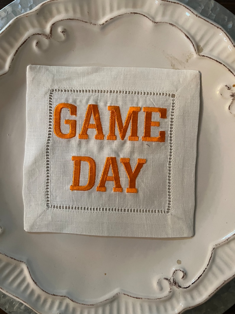 ButterbeanGifts Football Cocktail Napkins - Thumbnail 2