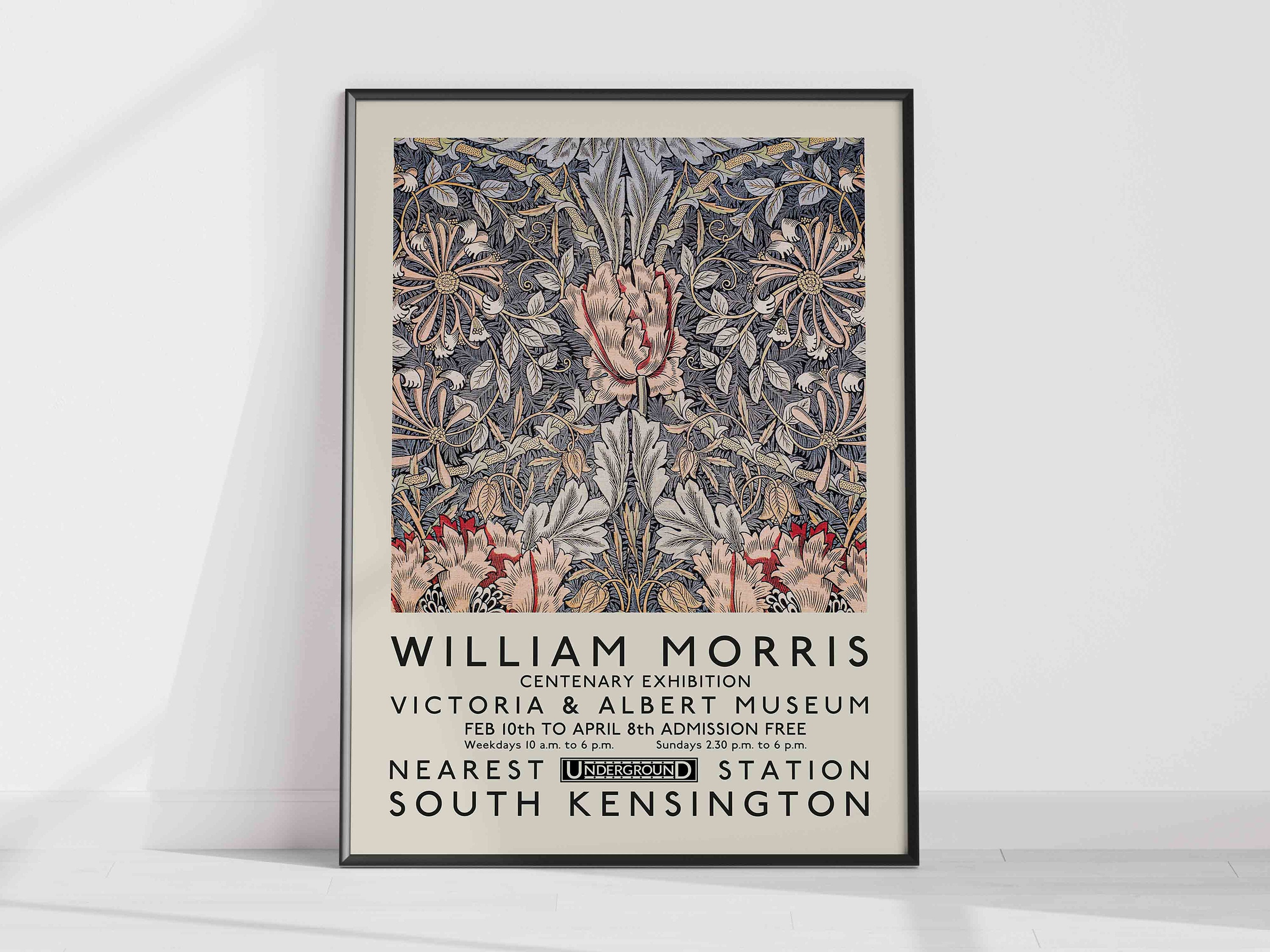William Morris Poster Set 8, Vintage Art, Home/wall Decor, Period, Wall ...