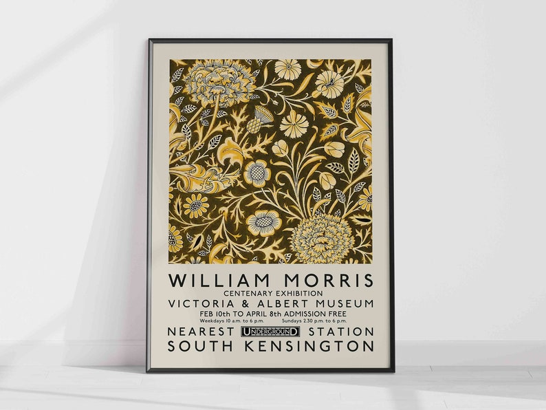 William Morris Poster Set 12 Vintage Art Home/wall Decor - Etsy UK