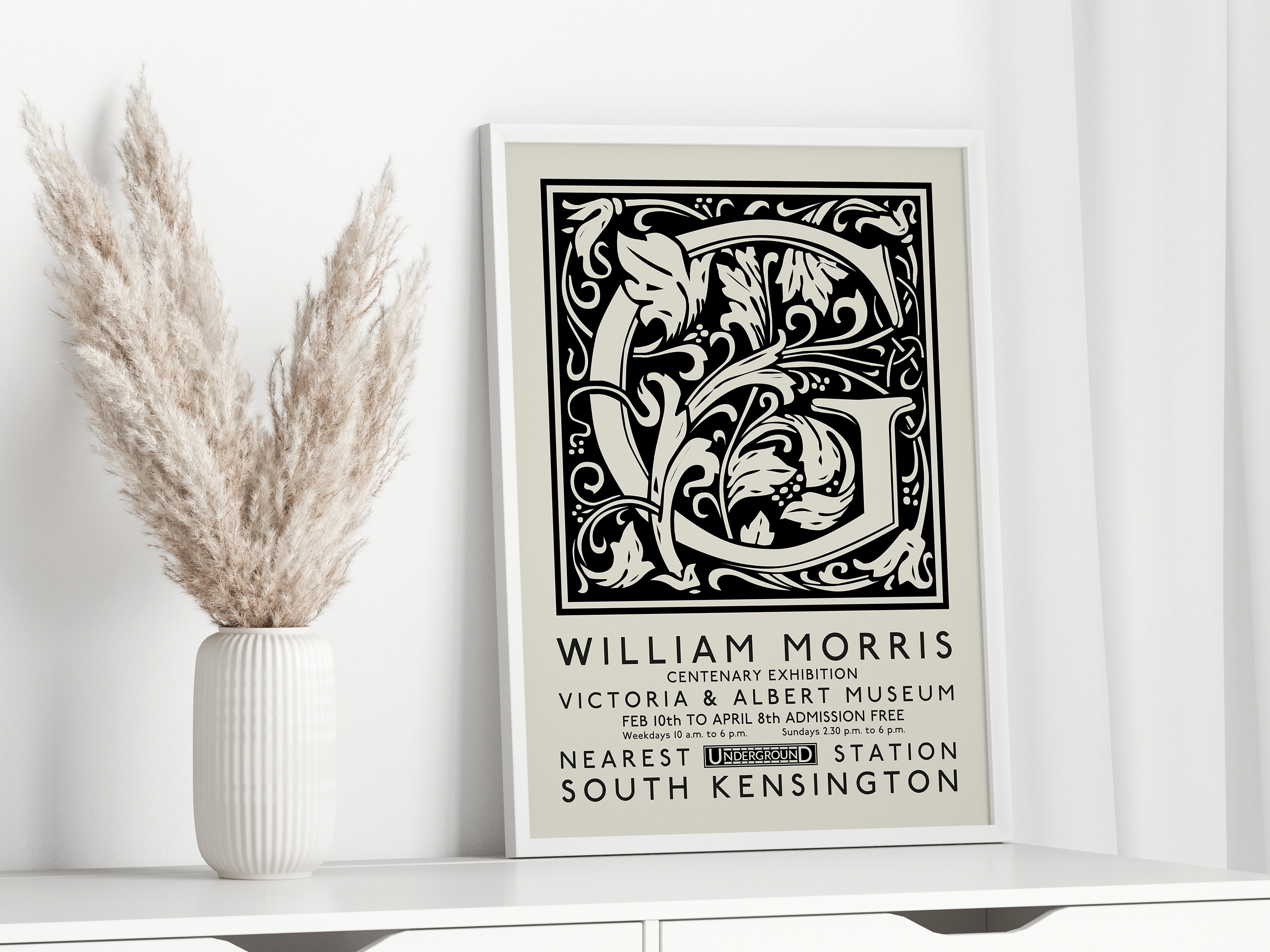 William Morris Letters/alphabet Prints, Vintage Art, Home/wall Decor ...