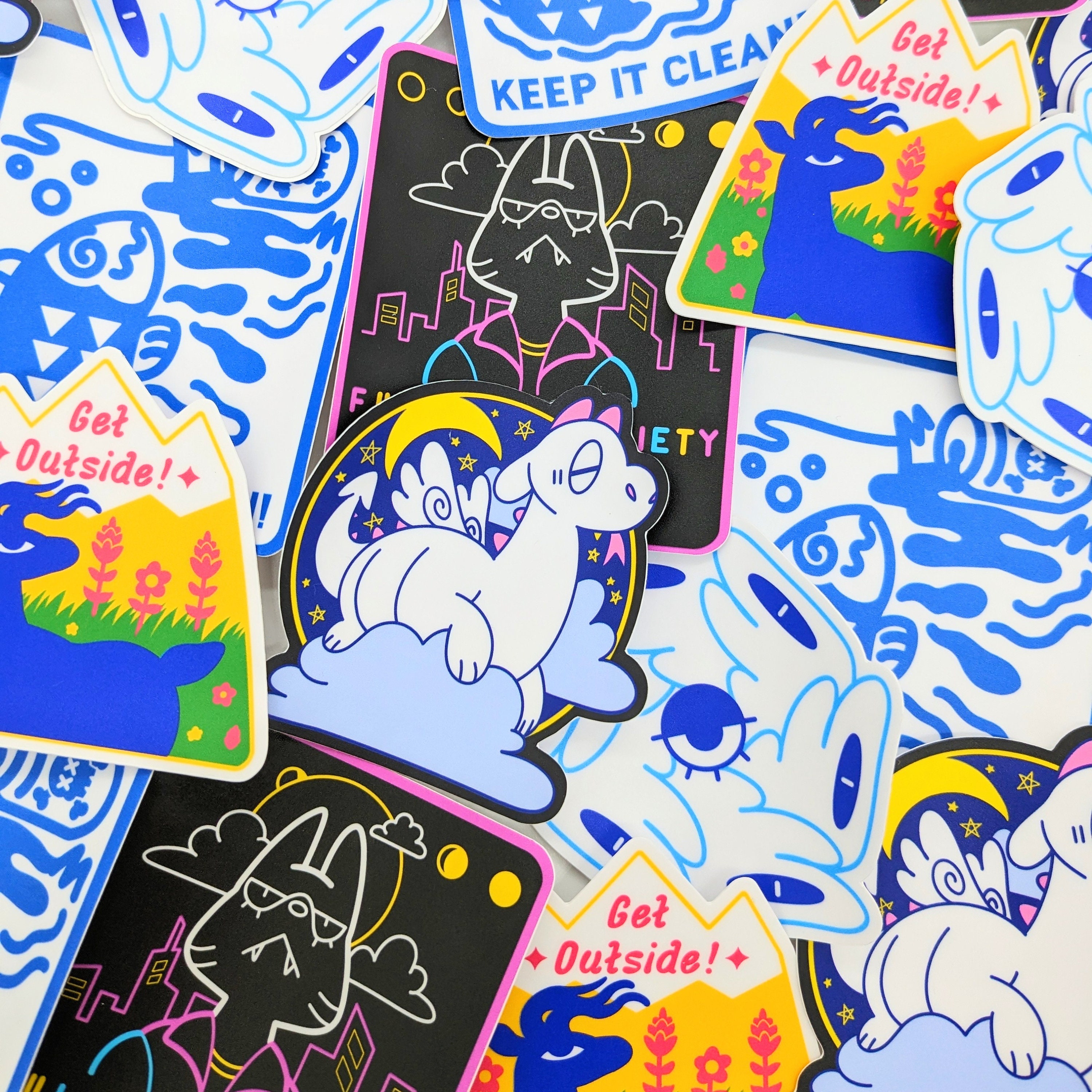 2 (Pieces) 3" And 5" God Still Writing Sticker, Waterproof Vinyl Decal