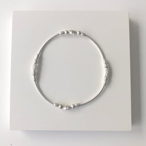 Sterling Silver Tube Bangle Bracelet