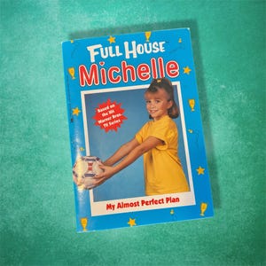 Full House Michelle My Almost Perfect Plan Vintage nostalgisch kinderboek uit de jaren 90, gebaseerd op de populaire tv-serie