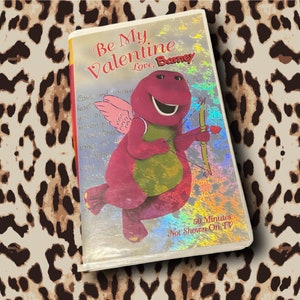 Be My Valentine Love, Barney (2000) Nostalgic Clamshell VHS Tape