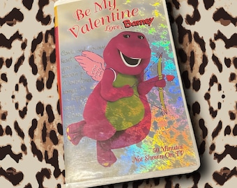 Be My Valentine Love, Barney (2000) Nastro VHS nostalgico a conchiglia