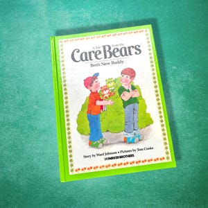 A Tale From The Carebears Ben’s New Buddy Vintage 1984 Hardcover Illustriertes Bilderbuch