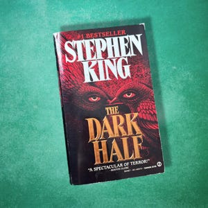 The Dark Half door Stephen King Vintage horrorthriller uit 1990, paperback boek
