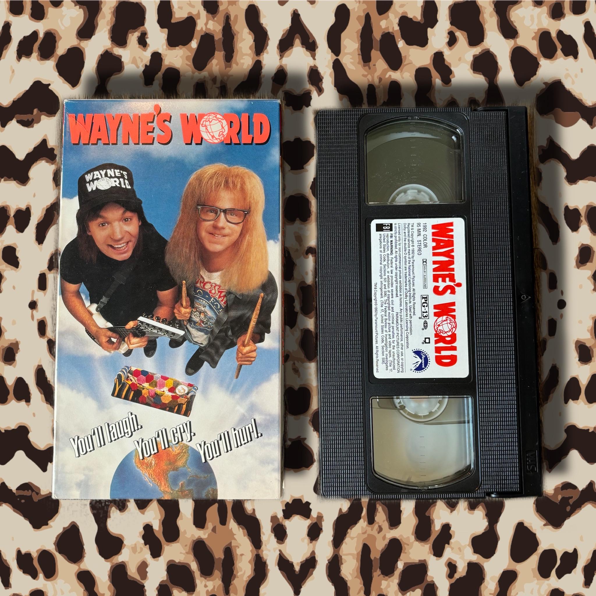 Wayne's World (1992) Nostalgic Comedy VHS Tape - Etsy Canada