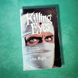 Killing Eyes by John Miglis Vintage 80s Horror Thriller Paperback Book